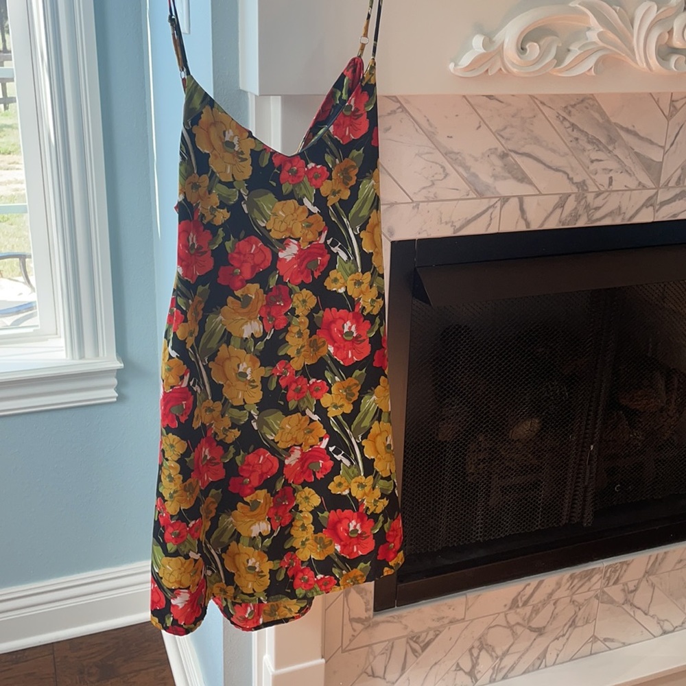 Floral mini dress